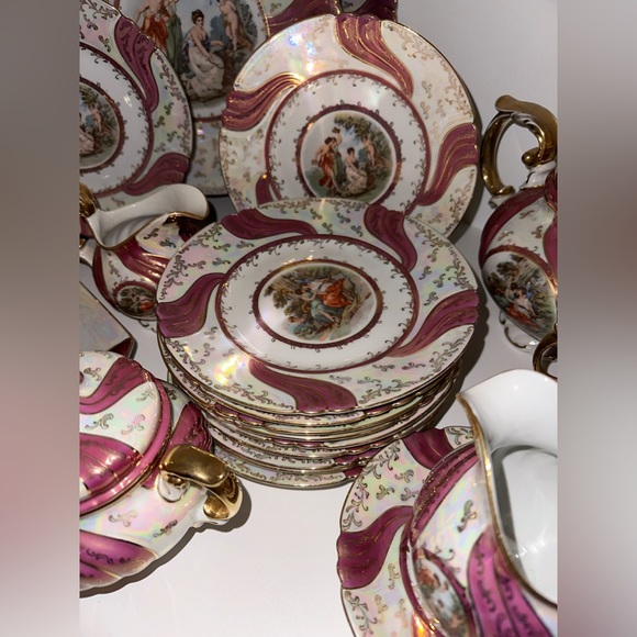 Antique Porcelain large China Set from the USSR Volkstedt - Picture 8 of 16